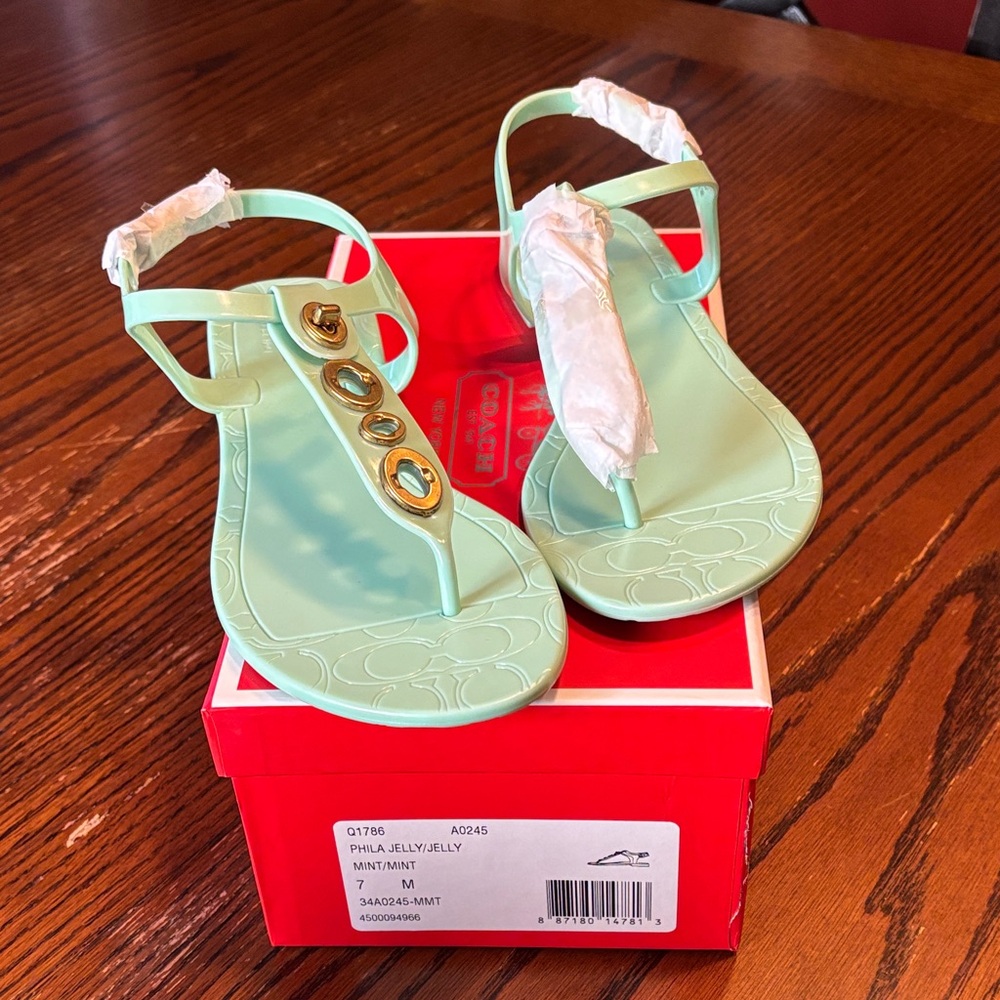 Coach Phila Jelly Sandals